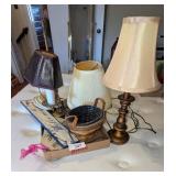 Longaberger Basket, Lamps, Wall Art, +