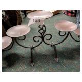 Candle Holder & Decorative Bowl w/ Stand