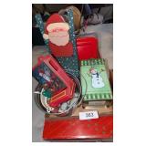 Christmas Match Holder, Light Spreaders, Tin, +