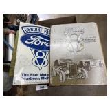 (2) Reproduction Ford Tin Signs