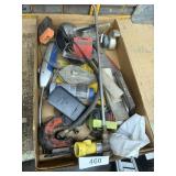 NIP Chalk Line w/ Chalk, Air Gauges & Other