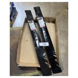 (2) New Oregon 96-607 Mower Blades