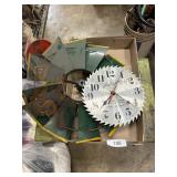 Saw Blade Clock & Other Wall Decor