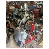 8 Cyl, 2 Carb. Engine w/ Engine Dolly + Radiator*