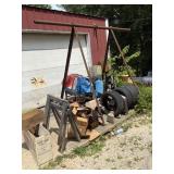 Metal A Frame Hoist Stand