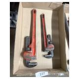 (2) Ridgid Pipe Wrenches - 14" & 18"