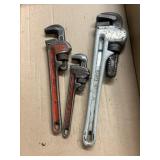 (2) Ridgid Pipe Wrenches [10" & 8"] +