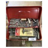 Tap & Die + Red Metal Tool Box