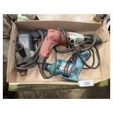 (2) Electric Drills & (1) Milwaukee Hammer Drill