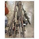 Fishing Poles, Rods & Reels Large Quantity