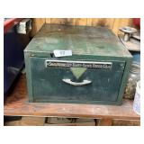 Shaughnessy-Kniep-Hawe Paper Co. Metal File Box w/