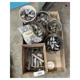 Large Quantity of Lug Nuts + Lug Nut Wrenches