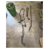 (3) Small Length of Chain w/ Hooks