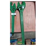 (2) Adjustable Wrenches