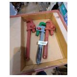 (3) Pipe Wrenches
