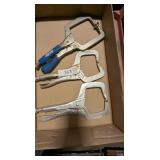 (3) Large Vise Grips