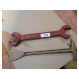 Pick & Scaler Scraper, Wrench