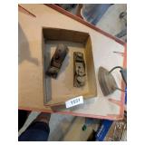 Sad Iron, (2) Wood Planes - some rust