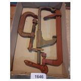 (3) Large Clamps