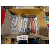 (8) Adjustable Wrenches