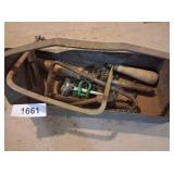 Metal Tool Tray w/ Misc.