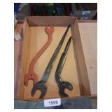 (3) Large Wrenches