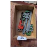 (3) Pipe Wrenches