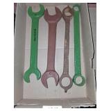 (4) Large Wrenches: (1) Columbia, (1) Blackstone,