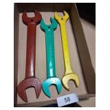Assorted Wrenches: (2) Fairmount, (1) Martin