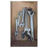 (5) Adjustable Wrenches