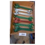 (7) Adjustable Wrenches