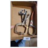 Oil Filter, Wrench, Vice Grip & Other