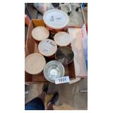 (7) Coffee Cans