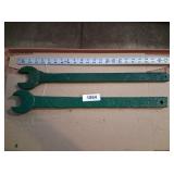 (2) Large Wrenches