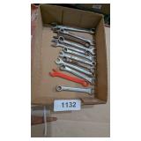 (12) Wrenches: (1) Craftsman, (1) Snap-on