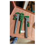 (3) Pipe Wrenches