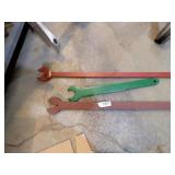 (3) Large Wrenches