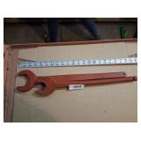 (2) Large Wrenches
