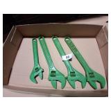 (4) Adjustable Wrenches