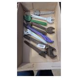 (9) Adjustable Wrenches