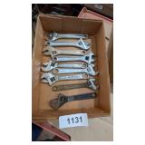 (9) Adjustable Wrenches: (2) Craftsman