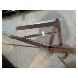 Large Pry Bars, Squares, Drill Bit