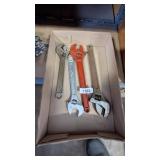 (4) Adjustable Wrenches: (1) SK