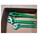 (2) Adjustable Wrenches & Other