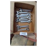 (9) Adjustable Wrenches: (1) Craftsman