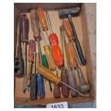 Screwdrivers & (1) Mallet