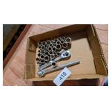 Craftsman Ratchet & Assorted Sockets