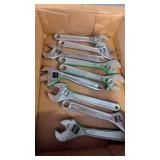 (9) Adjustable Wrenches