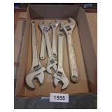 (6) Adjustable Wrenches