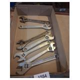 (7) Adjustable Wrenches: Dunlap, Other
